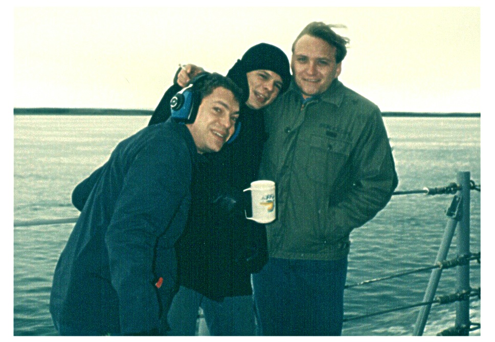 Myself, Lenny and the late Don Haunschild in the Straights of Magellan